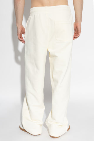 Ami Alexandre Mattiussi cream Wide-leg sweatpants 4