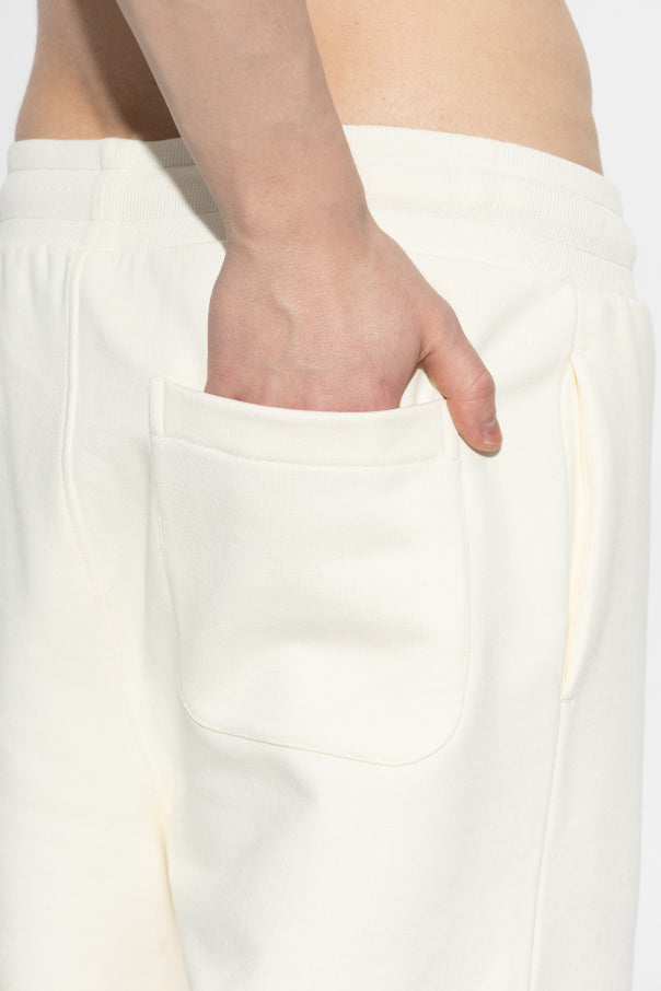 Ami Alexandre Mattiussi cream Wide-leg sweatpants 5