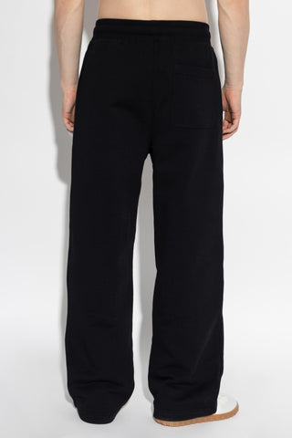 Ami Alexandre Mattiussi BLACK Wide-leg sweatpants 4