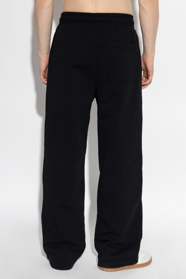 Ami Alexandre Mattiussi BLACK Wide-leg sweatpants 4