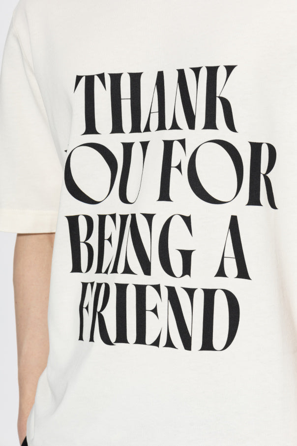 Ami Alexandre Mattiussi cream T-shirt with print 5