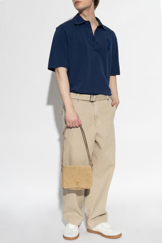 Ami Alexandre Mattiussi NAVY BLUE Polo with patch 2