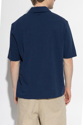 Ami Alexandre Mattiussi NAVY BLUE Polo with patch 4