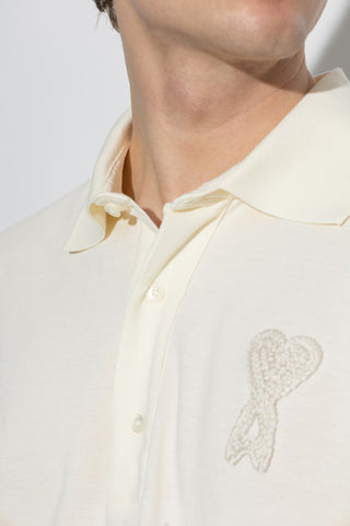 Ami Alexandre Mattiussi cream Polo with patch 5
