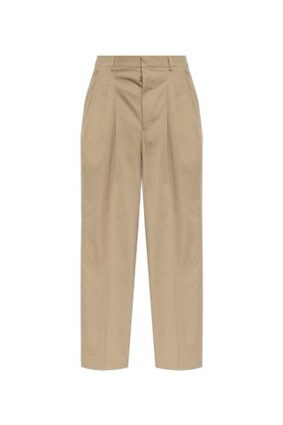 Ami Alexandre Mattiussi beige Straight-leg trousers 1