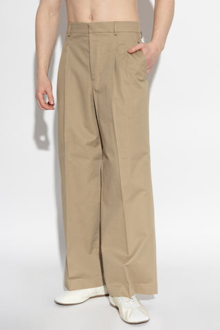 Ami Alexandre Mattiussi beige Straight-leg trousers 3