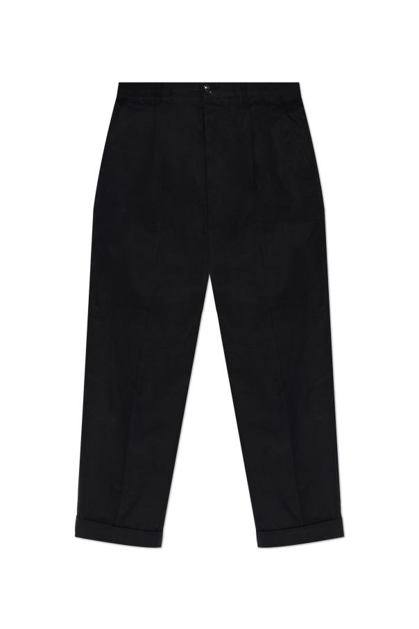 Ami Alexandre Mattiussi BLACK Loose-fit trousers 1