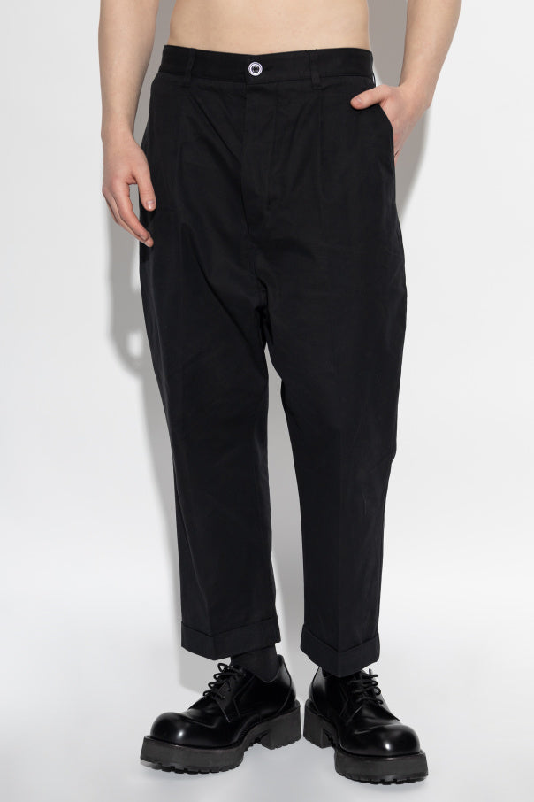 Ami Alexandre Mattiussi BLACK Loose-fit trousers 3