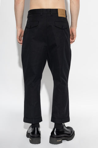 Ami Alexandre Mattiussi BLACK Loose-fit trousers 4