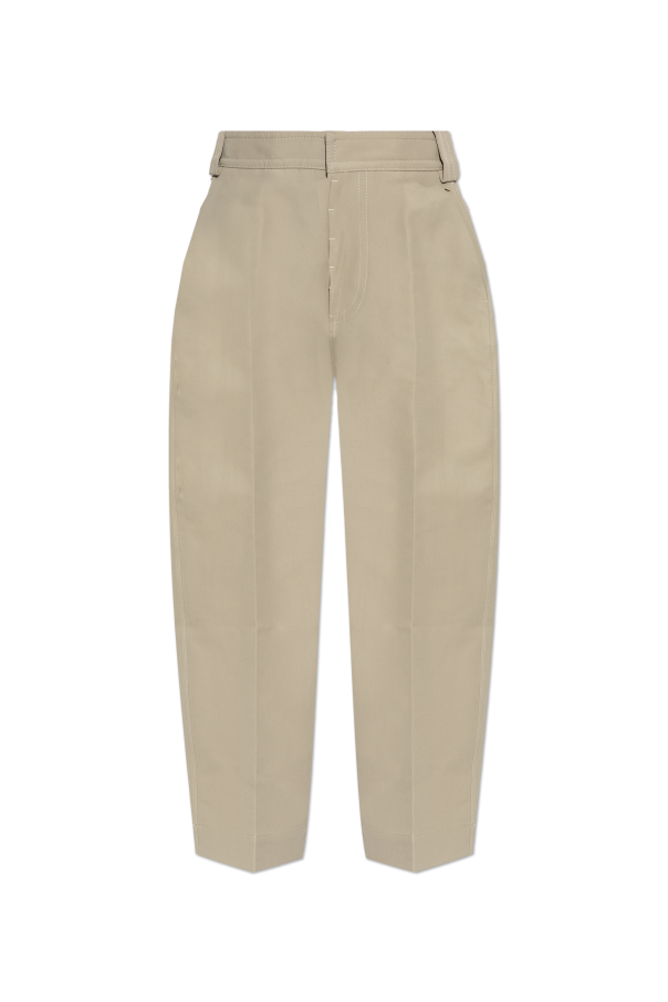 Ami Alexandre Mattiussi beige Loose-fit trousers 1