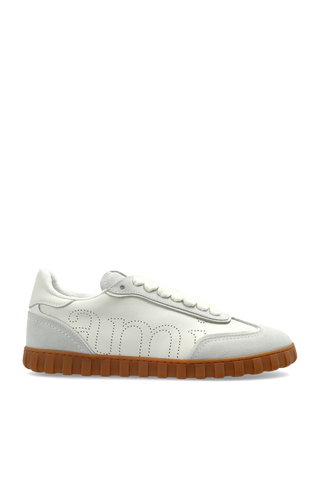 Ami Alexandre Mattiussi cream Sports shoes with logo 1