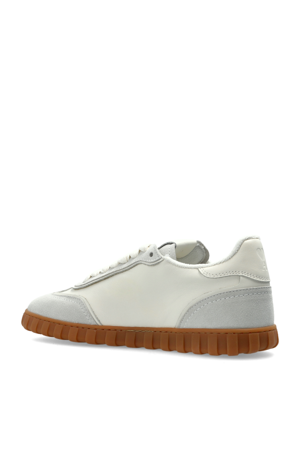 Ami Alexandre Mattiussi cream Sports shoes with logo 5