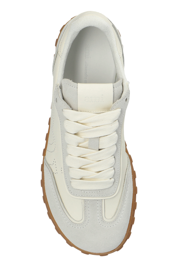Ami Alexandre Mattiussi cream Sports shoes with logo 6