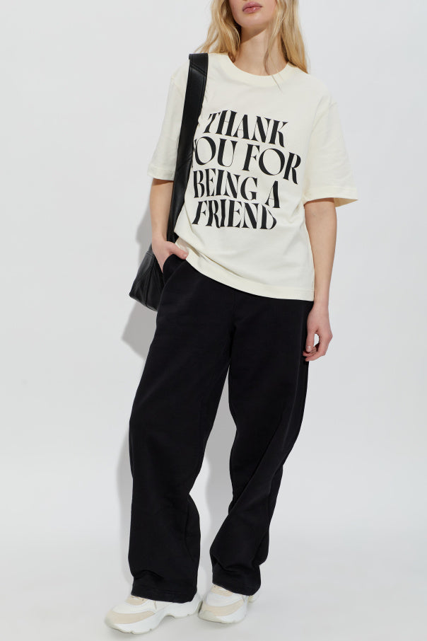 Ami Alexandre Mattiussi cream T-shirt with print 2