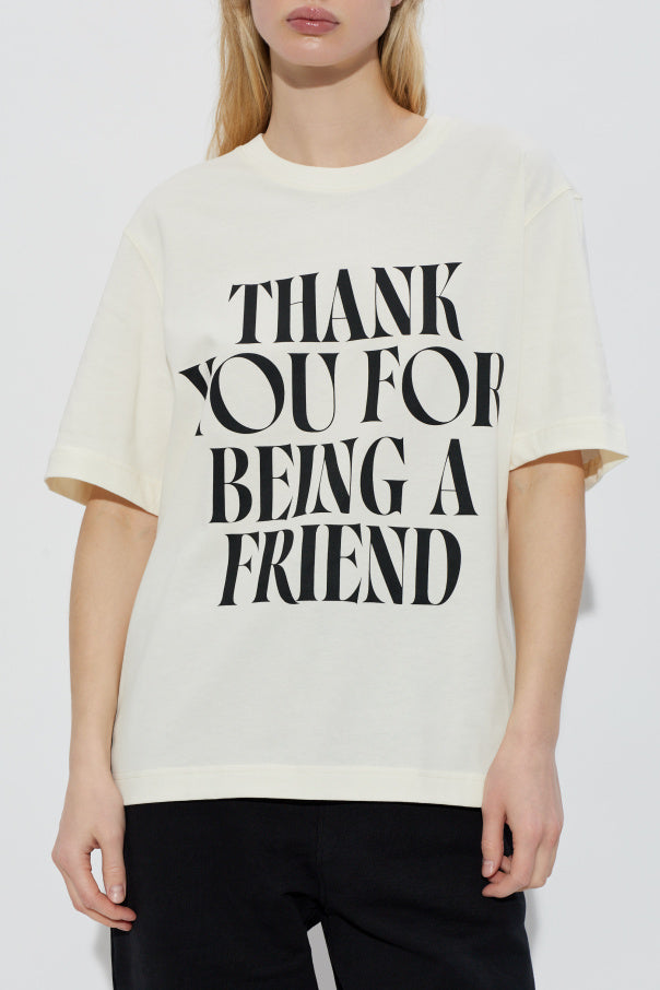 Ami Alexandre Mattiussi cream T-shirt with print 3