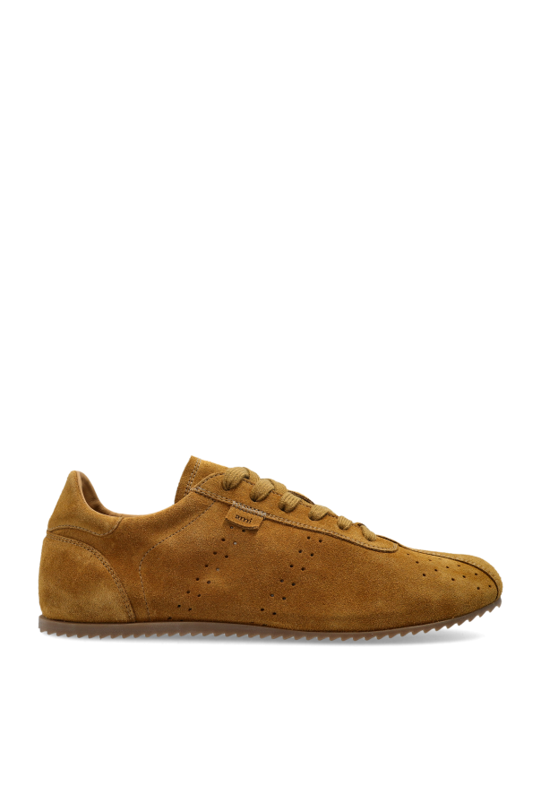 Ami Alexandre Mattiussi BROWN Leather sports shoes 1