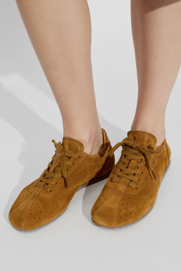 Ami Alexandre Mattiussi BROWN Leather sports shoes 2