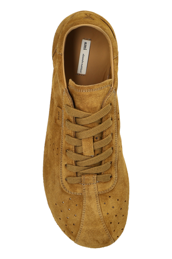 Ami Alexandre Mattiussi BROWN Leather sports shoes 6