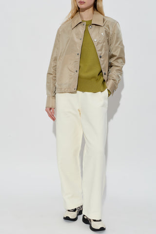 Ami Alexandre Mattiussi cream Wide-leg sweatpants 2