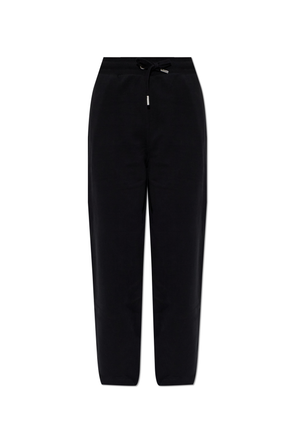 Ami Alexandre Mattiussi BLACK Wide-leg sweatpants 1
