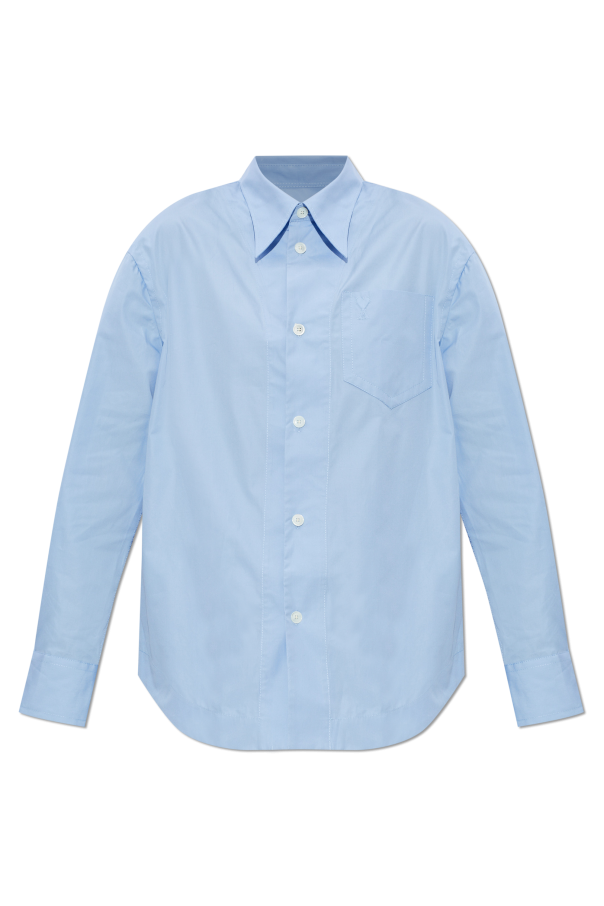 Ami Alexandre Mattiussi BLUE ‘Oversize’ shirt 1