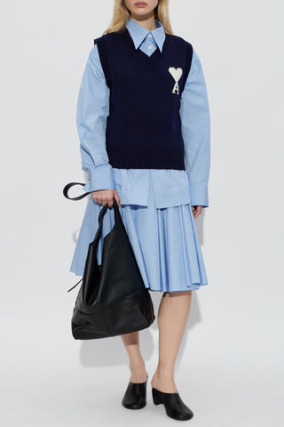 Ami Alexandre Mattiussi BLUE ‘Oversize’ shirt 2