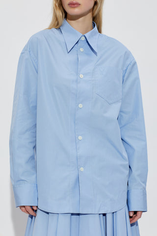 Ami Alexandre Mattiussi BLUE ‘Oversize’ shirt 3