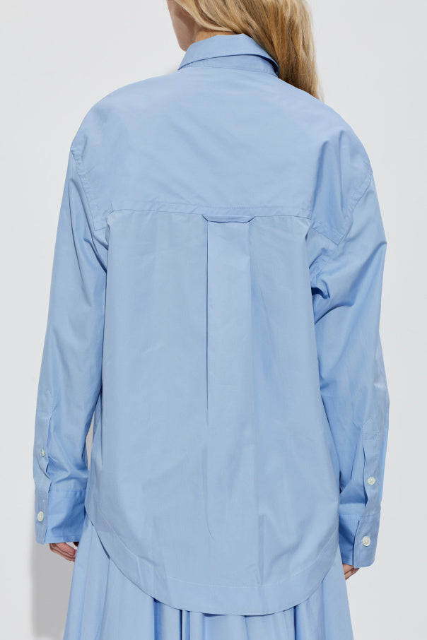 Ami Alexandre Mattiussi BLUE ‘Oversize’ shirt 4