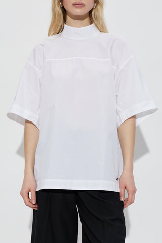Ami Alexandre Mattiussi WHITE Shirt with a stand-up collar 3