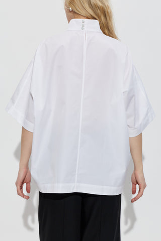 Ami Alexandre Mattiussi WHITE Shirt with a stand-up collar 4