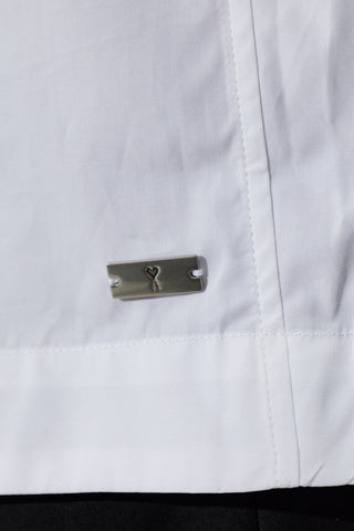 Ami Alexandre Mattiussi WHITE Shirt with a stand-up collar 5