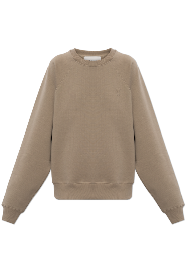 Ami Alexandre Mattiussi beige "Oversize" sweatshirt 1