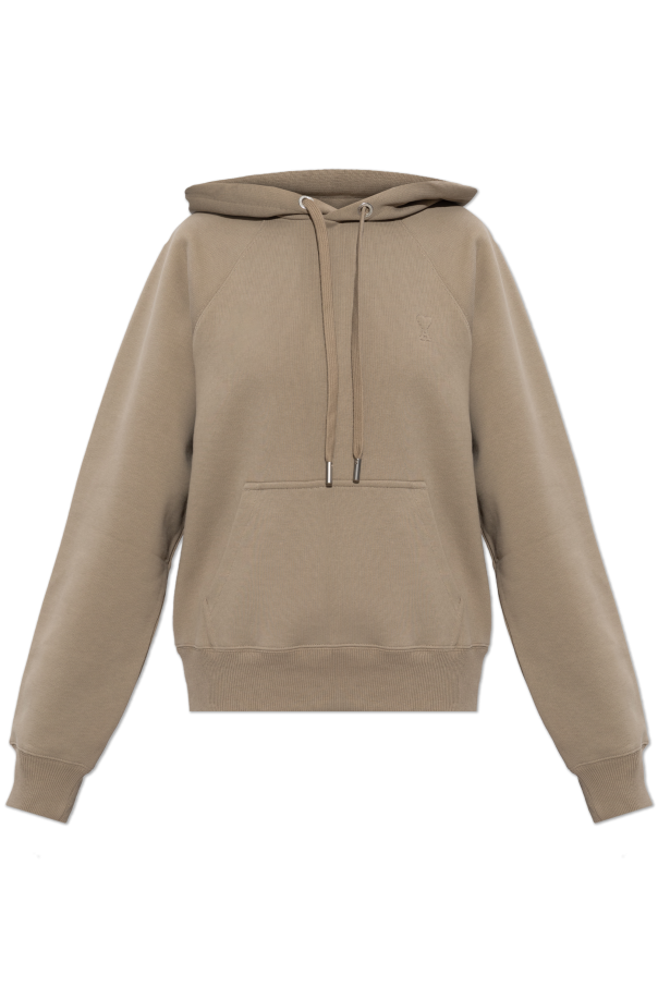 Ami Alexandre Mattiussi beige 'Oversize' sweatshirt 1