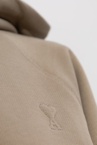 Ami Alexandre Mattiussi beige 'Oversize' sweatshirt 5