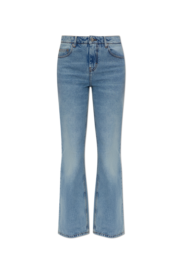 Ami Alexandre Mattiussi BLUE Flared leg jeans 1