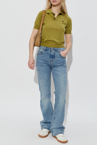 Ami Alexandre Mattiussi BLUE Flared leg jeans 2