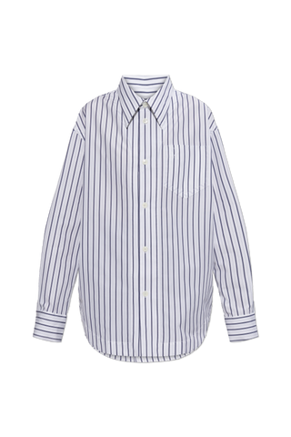 Ami Alexandre Mattiussi WHITE Striped shirt 1