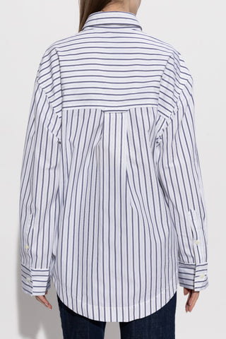 Ami Alexandre Mattiussi WHITE Striped shirt 4