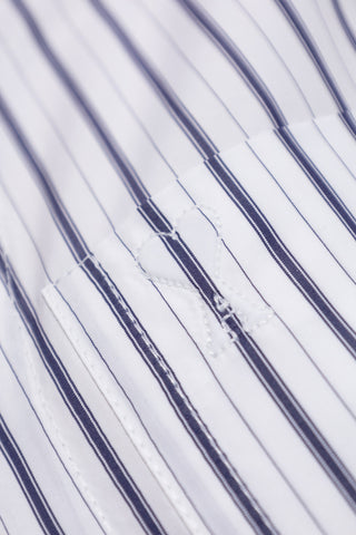 Ami Alexandre Mattiussi WHITE Striped shirt 5