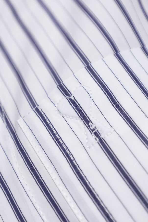 Ami Alexandre Mattiussi WHITE Striped shirt 5