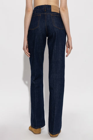 Ami Alexandre Mattiussi NAVY BLUE Jeans with flared legs 4