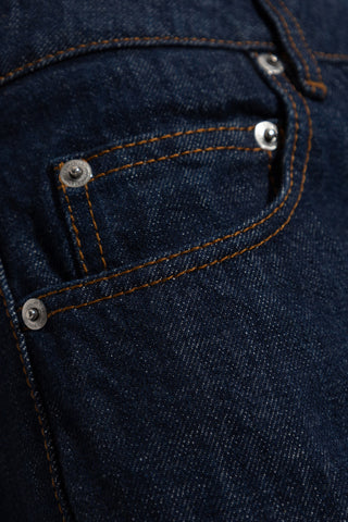 Ami Alexandre Mattiussi NAVY BLUE Jeans with flared legs 5