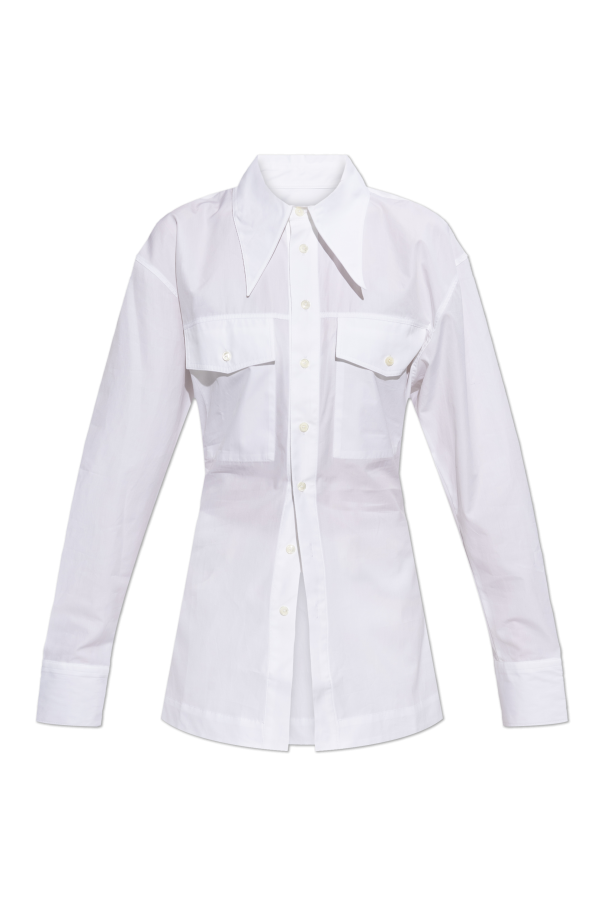 Ami Alexandre Mattiussi WHITE Shirt with pockets 1
