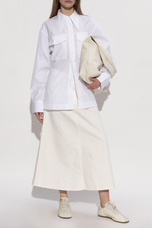 Ami Alexandre Mattiussi WHITE Shirt with pockets 2