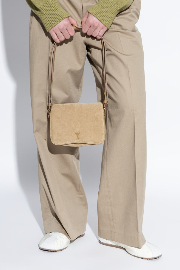Ami Alexandre Mattiussi beige Shoulder bag ‘Paris Paris’ 3
