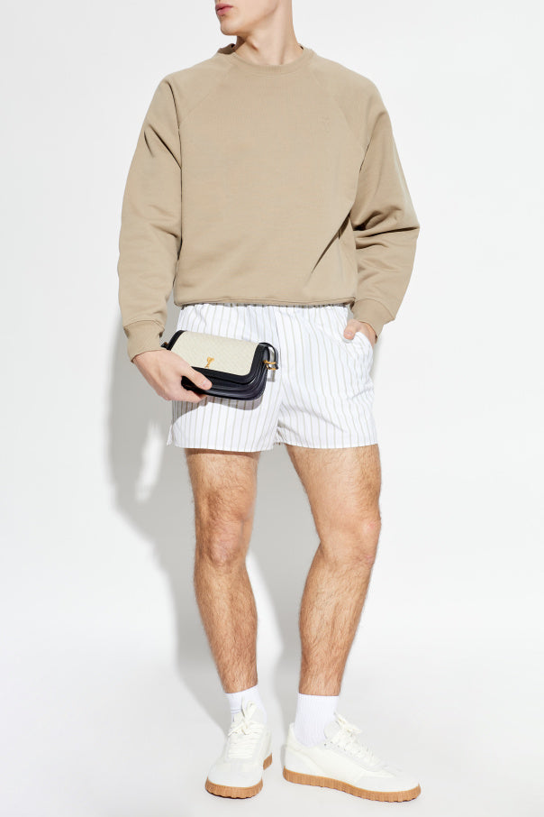 Ami Alexandre Mattiussi beige 'Oversize' sweatshirt 2