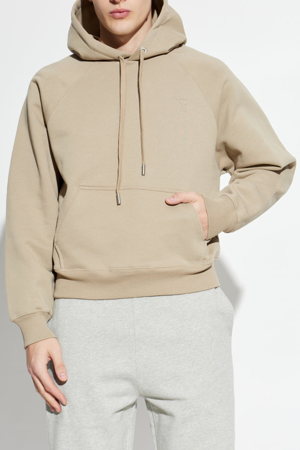 Ami Alexandre Mattiussi beige "Oversize" sweatshirt 3