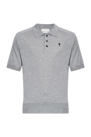 Ami Alexandre Mattiussi GREY Wool polo 1
