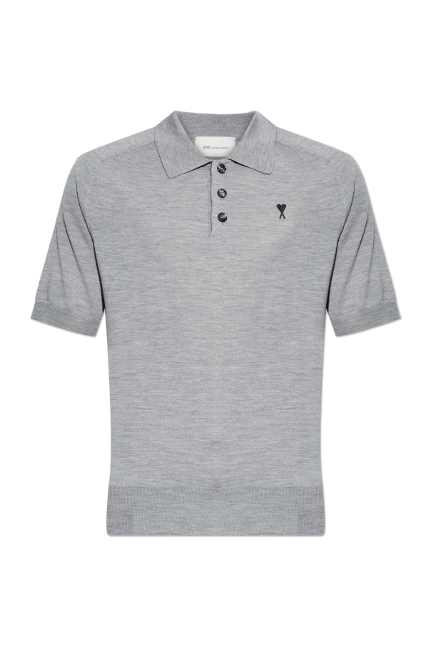 Ami Alexandre Mattiussi GREY Wool polo 1