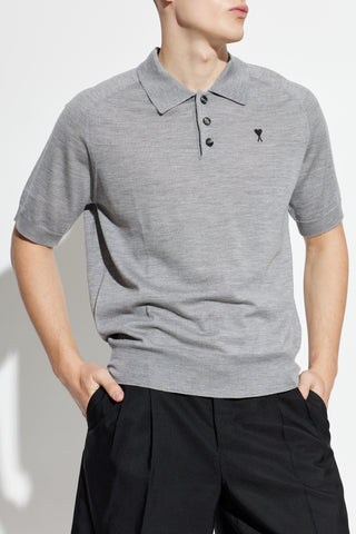 Ami Alexandre Mattiussi GREY Wool polo 3
